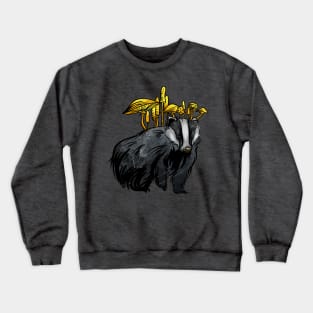 Mushroom Badger Crewneck Sweatshirt